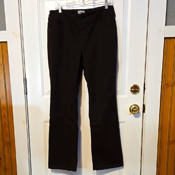 Westbound, Jeans, Women's 14L, Boot Cut, Cotton Blend, Denim, Plum, Pull-on - Picture 1 of 10